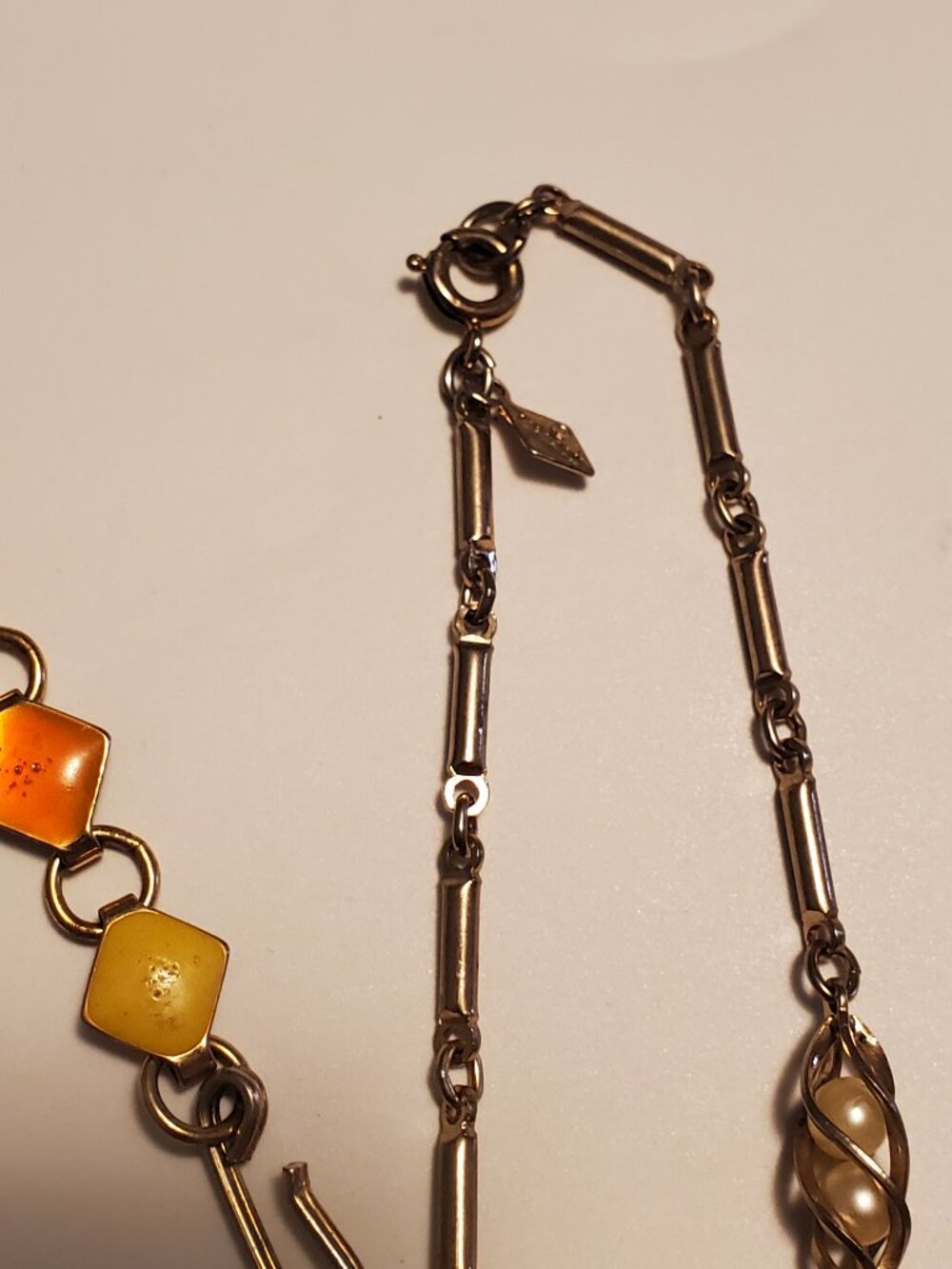 2 Necklaces, items # A-2354-2355, wt. 23 grams. - Picture 9 of 10